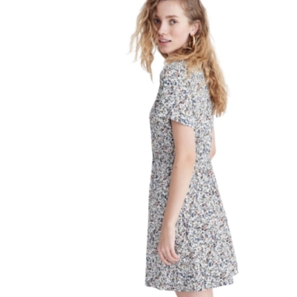 Madewell Button-Front Day Dress in Blossoming Vines Women’s XS - Picture 2 of 12